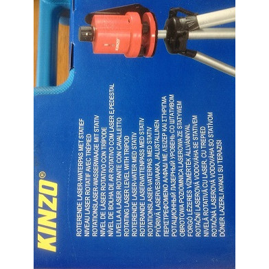 Kinzo laser waterpas compleet  excl batterij  3 stuks