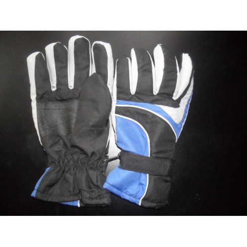 2 Paar Ski Handschoenen Blauw / Grijs     maat L - XL