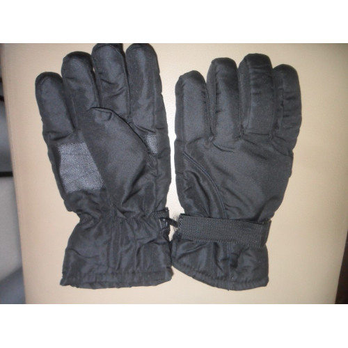 2 Paar Ski Handschoenen Zwart    maat L