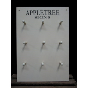Appletree sign bord, 9 haken 45x64 cm, 1 stuks