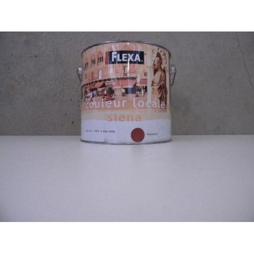 Flexa Muurverf, 2 blikken a 2500 ml, Kleur Rood 7035