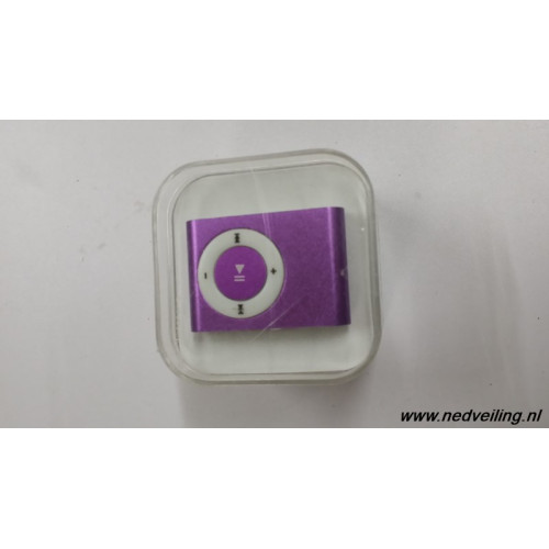 MP3 speler paars 1 stuks
