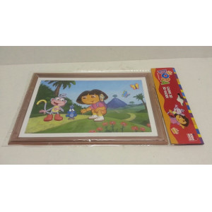 Dora kinder deco schilderij : 4 dozen a 6 st
