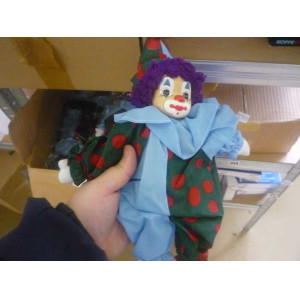 Clowntjes met porseleinen kopje 6 stuks