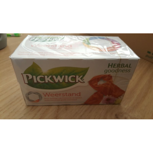 Partij Pickwick weerstand thee 20x40 gram THT 7-2016  24 doos