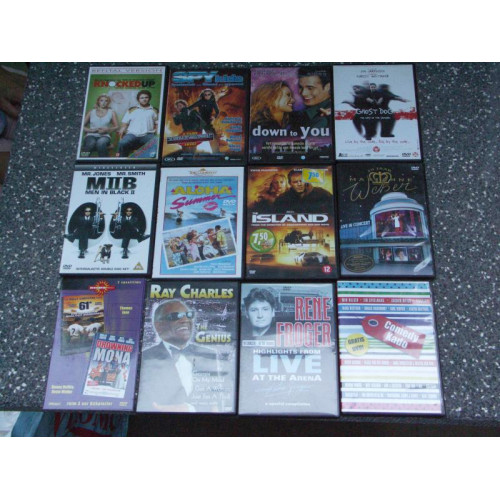 Dvd's diverse genres (12 stuks) 