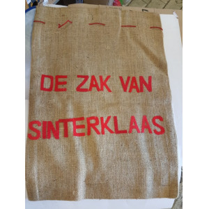 De grote zak van Sinterklaas 50x70 met koord 2 stuks