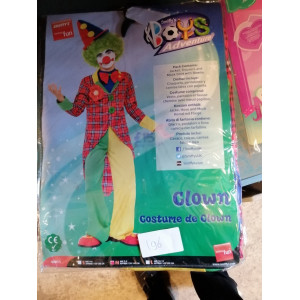 Clowns pak maat 7-9 jaar