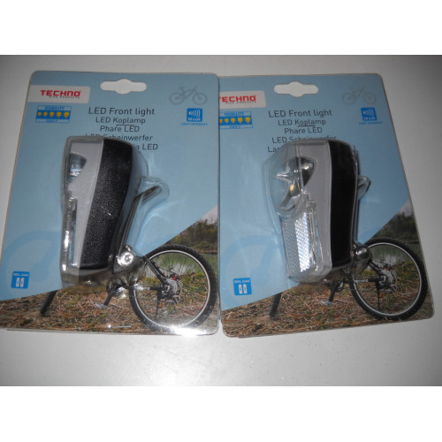 Fietskoplampen led, 2 stuks van degelijke kwaliteit