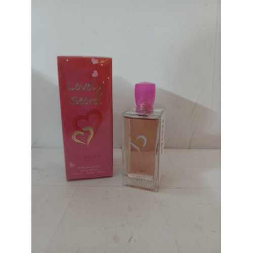 Eau de parfum c vally lovely secret dames 70% 100 ML aantal 1 stuks.