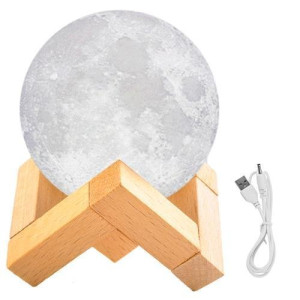 Maanlamp 8/15 cm Moonlight Deco Lamp