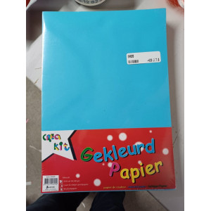 Gekleurdpapier 250 vel    80 grams   1pak