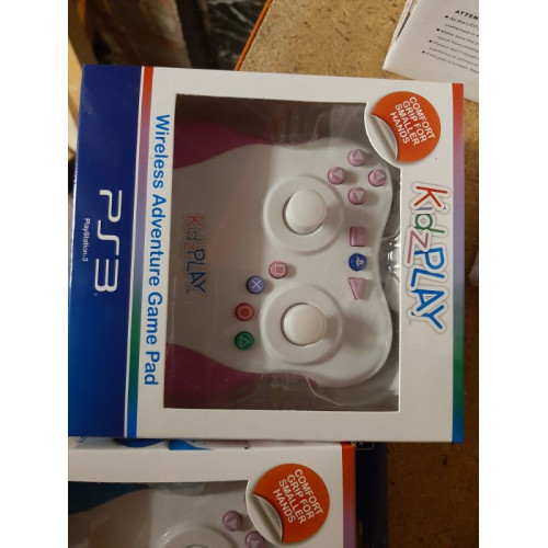 PS3 kids controller wireless roze en blauw mix geleverd