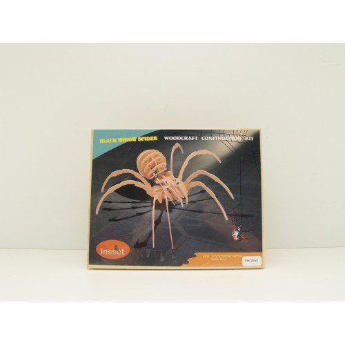 3d Puzzle Black Widow Spider 23 x 18 cm