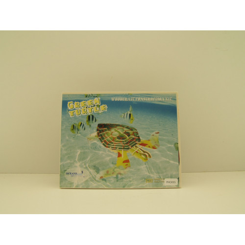 3d Puzzle Green Turtle Color 23 x 18 cm