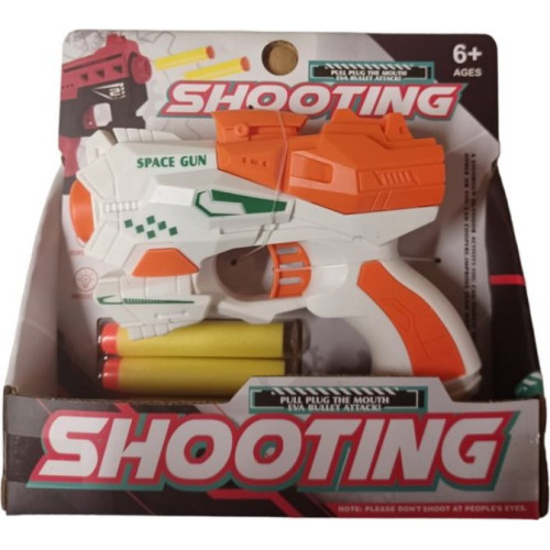 Shooting foam gun 1x mix geleverd