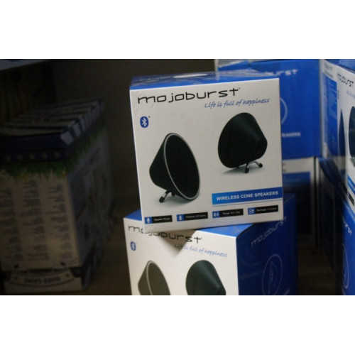 1x Mojoburst - Wireless Cone Speakers - Bleutooth  P029