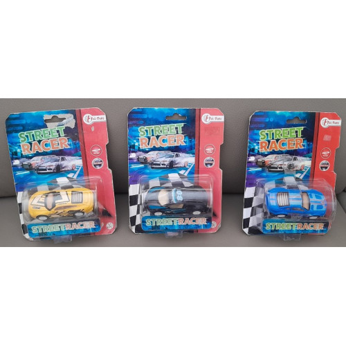 TOI-TOYS Street Racer: 3 stuks