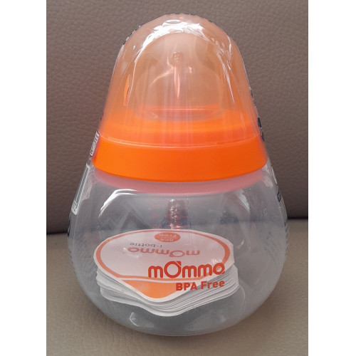 MOMMA Kinderzuigfles vanaf 0 maand 250 ml Oranje