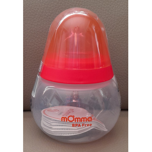 MOMMA Kinderzuigfles vanaf 0 maand 250 ml Rood