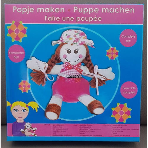 Popje om Zelf Maken - Rood