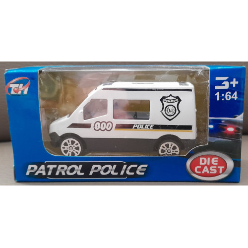 LG-IMPORTS DIE CAST Petrol Police, Police Van 1:64