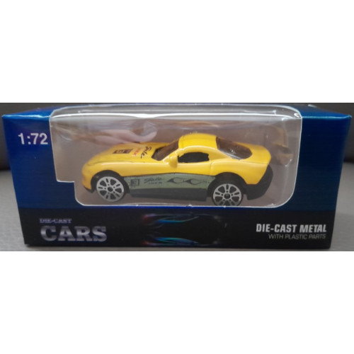 JOHNTOY DIE CAST Cars Racing Geel