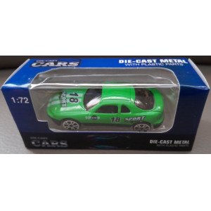 JOHNTOY DIE CAST Cars Racing Sport 18 Groen