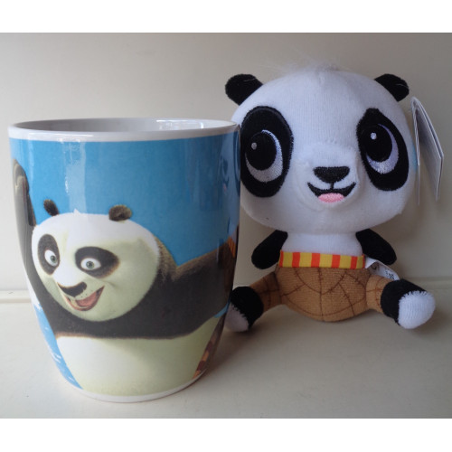 DREAMWORKS HEROES Grote Mok Met Knuffel Panda