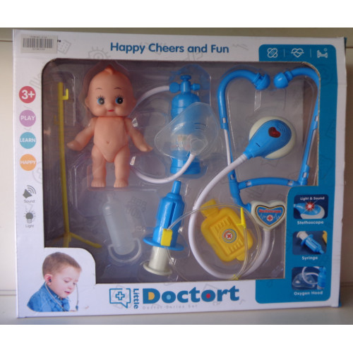 Kleine Dokter Set Blauw