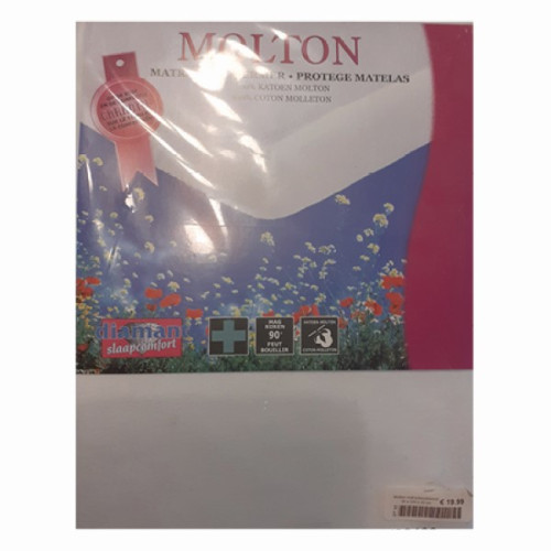 Diamant slaapcomfort molton 90 x 200 cm