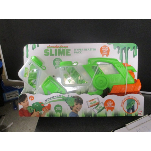 Slijm blaster gun met extra zakjes      H24