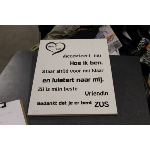 Tekstbord A3  Keuken 1x    P12