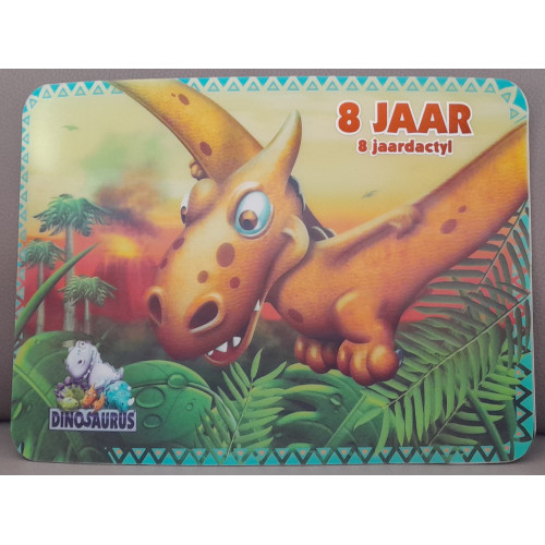 Keuken 3D Placemats Dinosaurus: 8 Jaar 