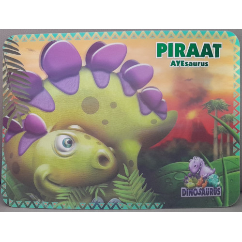 Keuken 3D Placemats Dinosaurus: Piraat