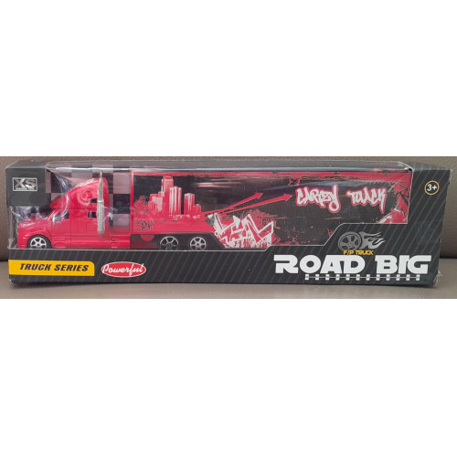 Truck Series Road Big Vrachtwagen Rood 