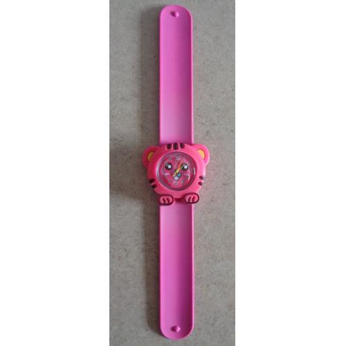 3D Uurwerk Leeuw Roze