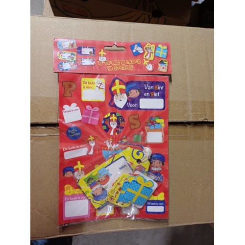 sinterklaas stickers set 50 sets