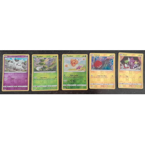 Pokémon kaarten Holo 5 Stuks 