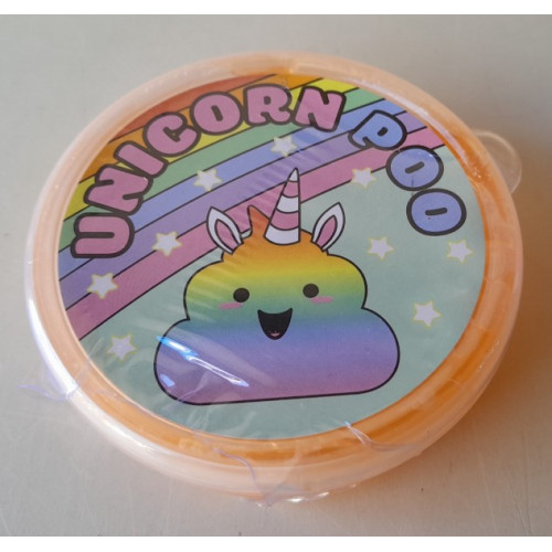 Potje Unicorn Poo Slijm Oranje 