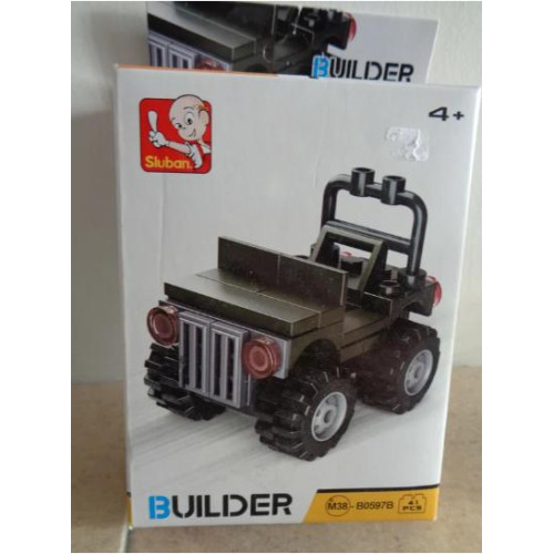 SLUBAN BUILDER Police Jeep