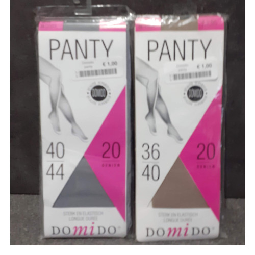 2x panty DoMiDo36-40 20D huidskleur