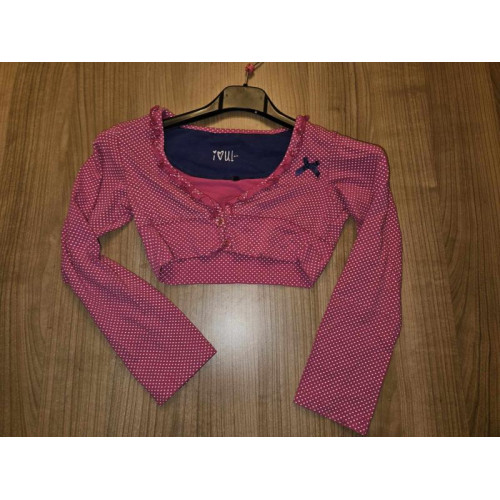 1 x Fuchsia bolero stip maat 128.