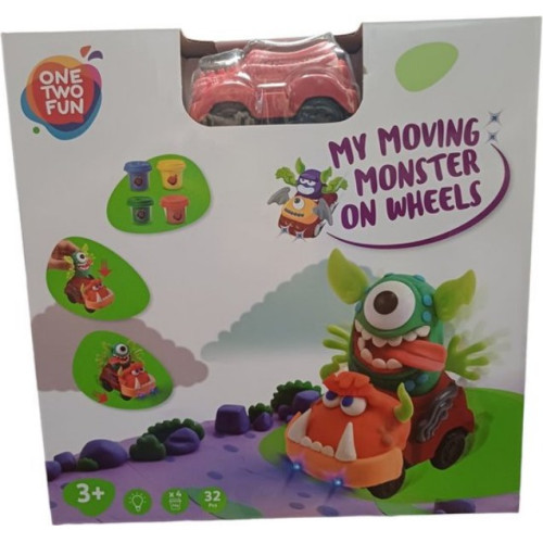 Playgo - Creatieve set plasticine monstertruck 1X