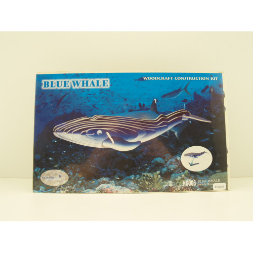 3d Puzzle Blue Whale Color 37 X 23 cm