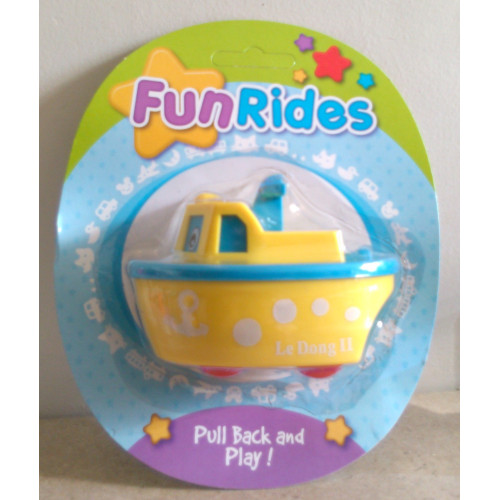 Fun Rides Boot Geel