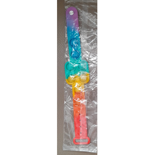 FIDGET POP IT Armband Regenboog Breed