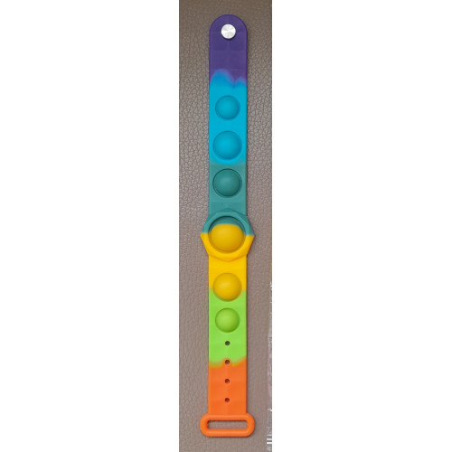 FIDGET POP IT Armband Regenboog Smal