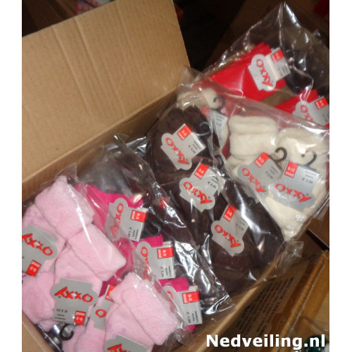 60 paar Babysokjes assorti 0-12 mnd