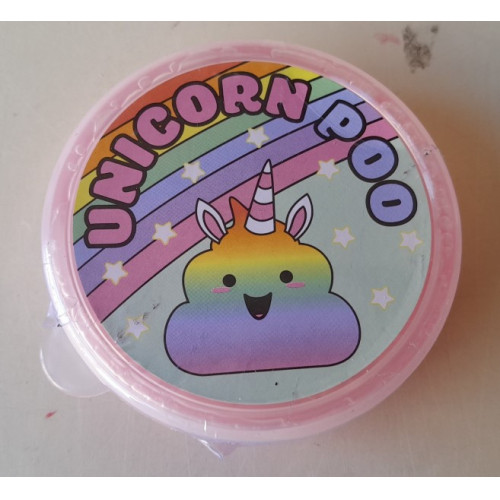 Potje Unicorn Poo Slijm Roze